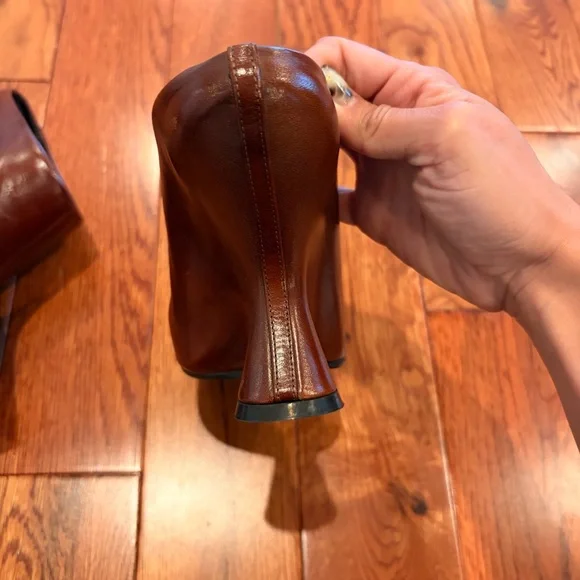 Dries Van Noten Brown Leather Mules